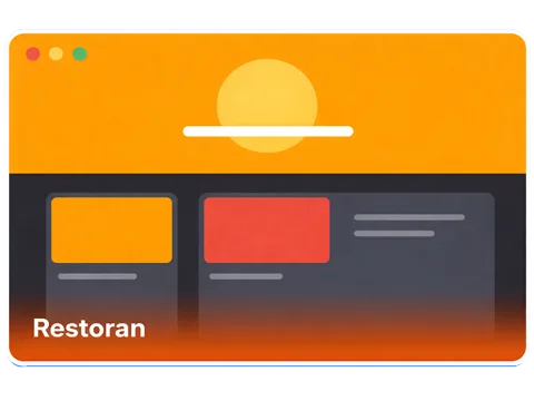 Restoran web site
